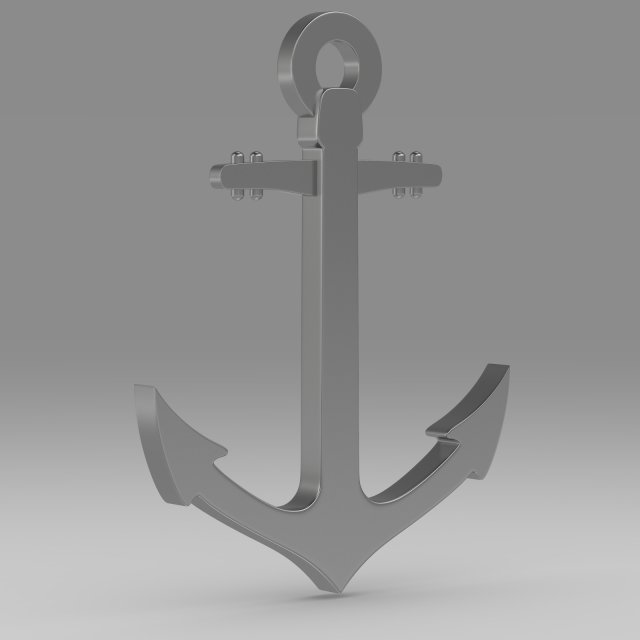 anchor 7 Modello 3D .c4d .max .obj .3ds .fbx .stl .blend 
