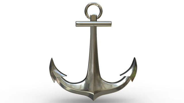 anchor 8 3D Model .c4d .max .obj .3ds .fbx .stl .blend 