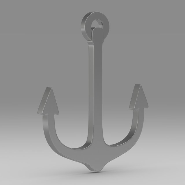 anchor 9 3D Model .c4d .max .obj .3ds .fbx .stl .blend 