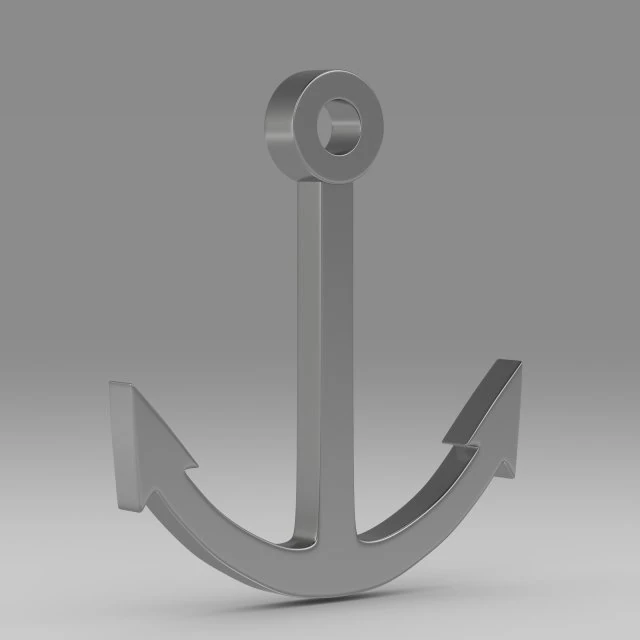 anchor 12 3D Model .c4d .max .obj .3ds .fbx .stl .blend 