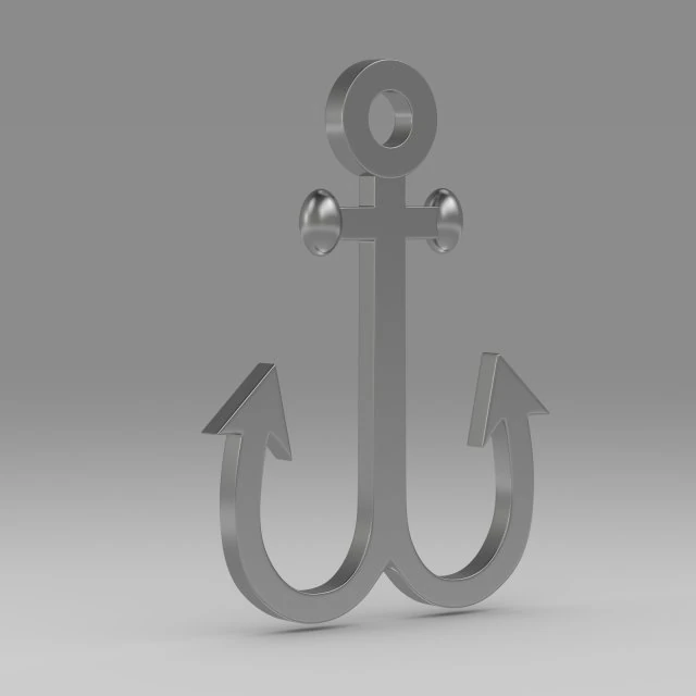 锚13 3D 模型 .c4d .max .obj .3ds .fbx .stl .blend 