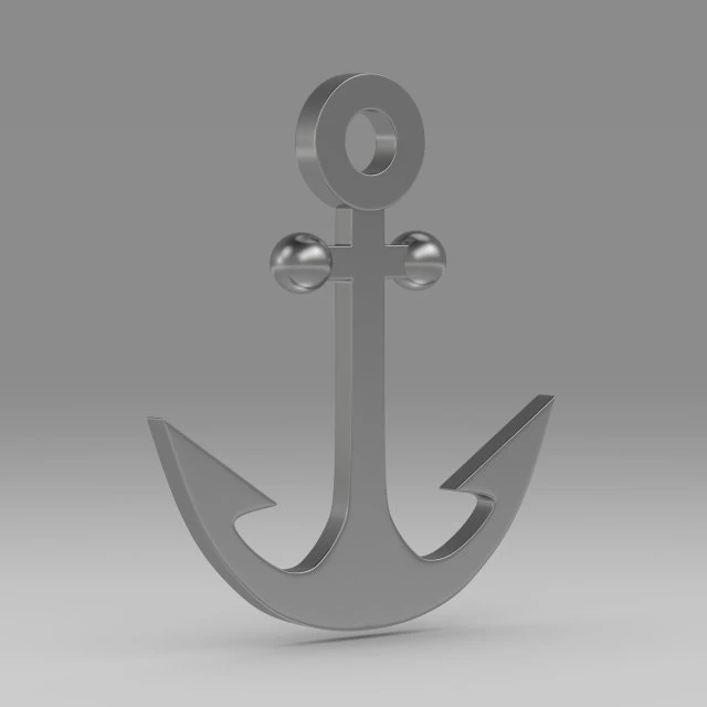 &acirc;ncora 14 Modelo 3D .c4d .max .obj .3ds .fbx .stl .blend 