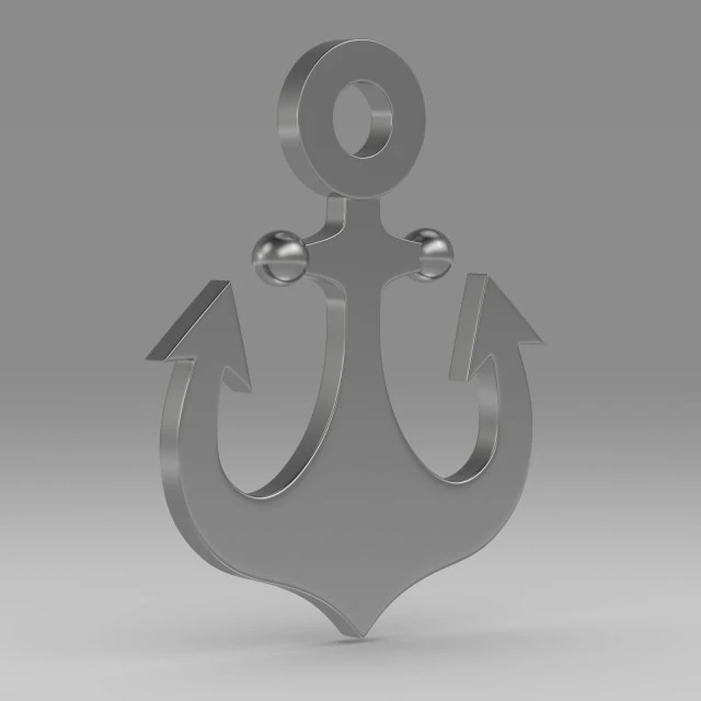 anchor 16 3D Model .c4d .max .obj .3ds .fbx .stl .blend 