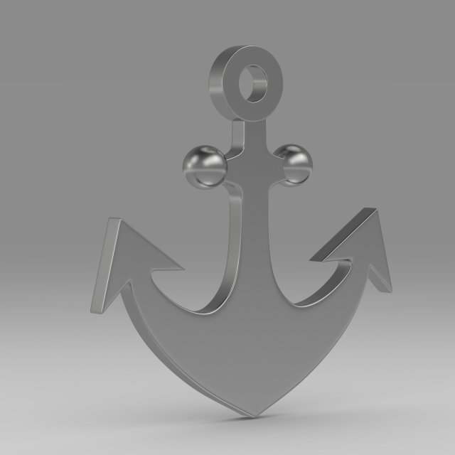 anchor 17 3D Model .c4d .max .obj .3ds .fbx .stl .blend 