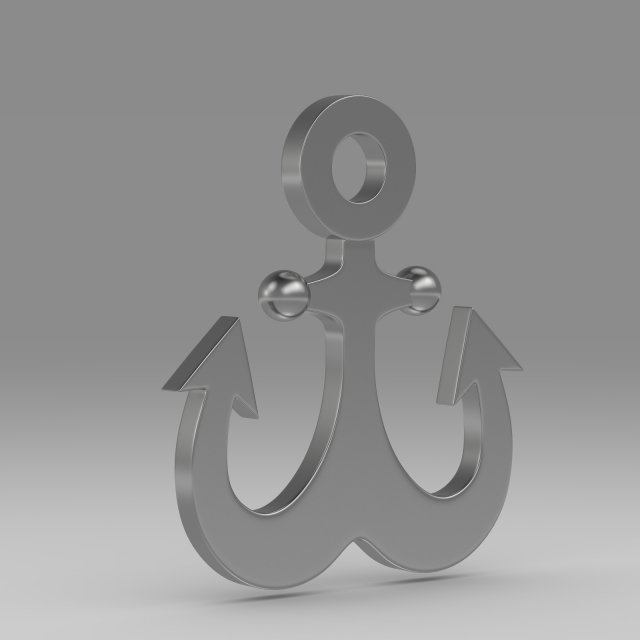 anchor 18 Modello 3D .c4d .max .obj .3ds .fbx .stl .blend 