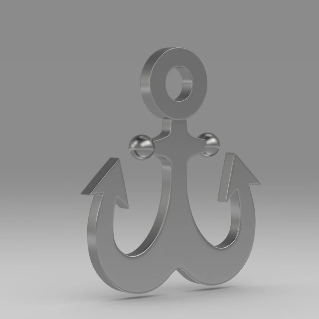 anchor 18 3D Model .c4d .max .obj .3ds .fbx .stl .blend 