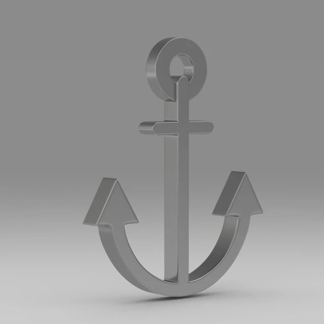 anchor 19 3D Model .c4d .max .obj .3ds .fbx .stl .blend 