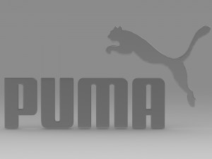 puma logo 3D 模型