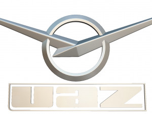 uaz logo 3D मॉडल