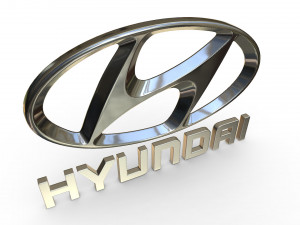 hyundai logo 3D-Modell