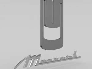 logo Moskvich Modello 3D
