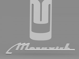 moskvich logo 3D-Modell