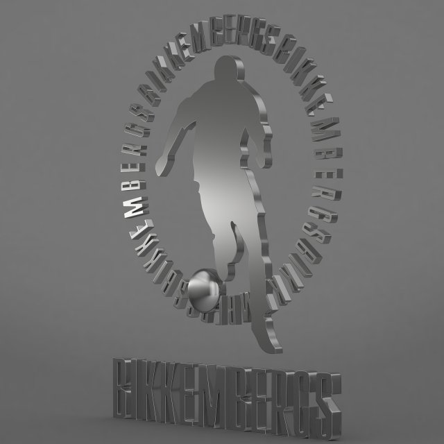 bikkembergs logo Modelo 3D .c4d .max .obj .3ds .fbx .stl .blend