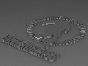 bikkembergs logo Modelo 3D