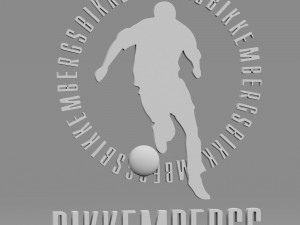 bikkembergs logo Modelo 3D