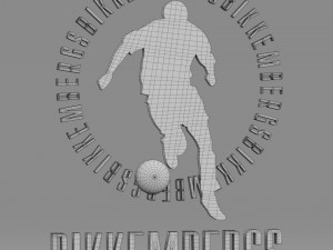 bikkembergs logo Modelo 3D