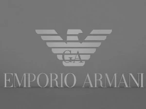 emporio armani logo 3D Model