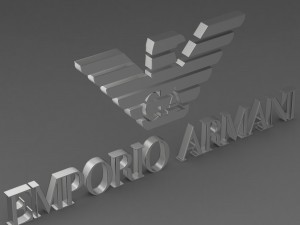 emporio armani logo 3D Модель