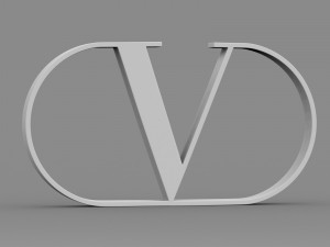 valentino logo 3D Model