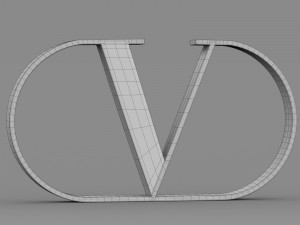 valentino logo 3D Model