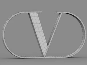 valentino logo 3D Model
