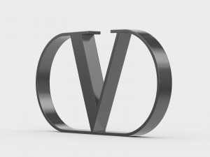 valentino logo 3D Model