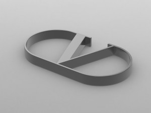 valentino logo 3D Model