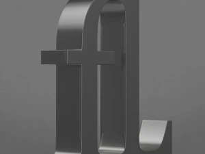 logotipo faberlico Modelo 3D