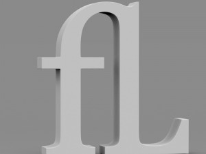 faberlic logo Modelo 3D