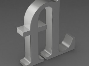 faberlic logo Modelo 3D