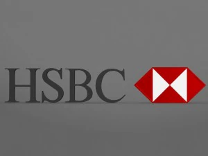 hsbc logo 3D Model