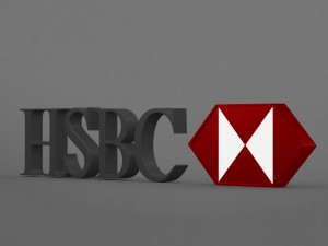hsbc logo Modèle 3D