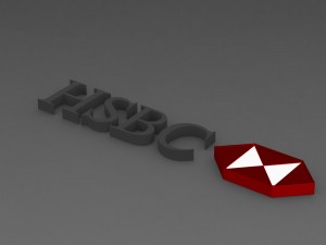 hsbc logo Modèle 3D
