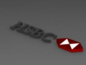 hsbc logo 3D Model