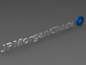 jp morgan chase logo Model 3D