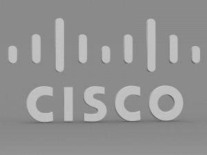 cisco logo 3D-Modell