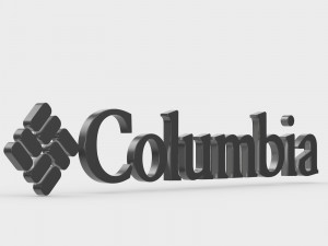 columbia logo 3D Model