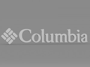 columbia logo 3Dモデル