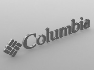 columbia logo 3Dモデル