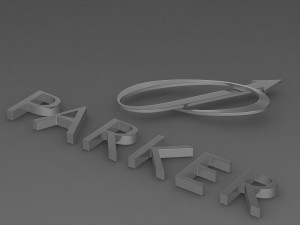 parker logo 3D मॉडल