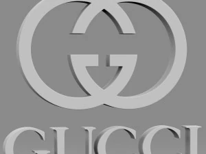 gucci logo 3D Model