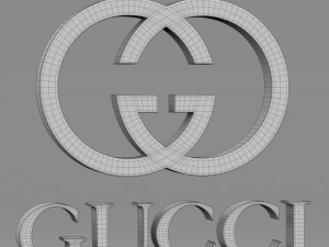 gucci logo 3D Модель