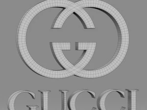 gucci logo 3D Model