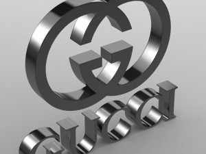 gucci logo 3D Модель