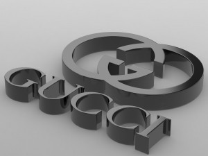 gucci logo 3D Модель