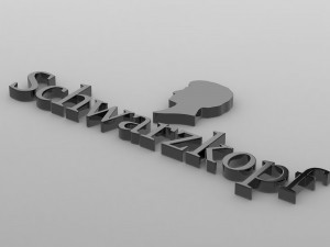 schwarzkopf logo Modello 3D