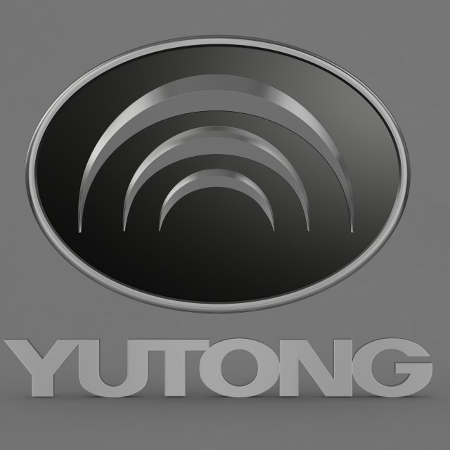 yutong logo Modelo 3D .c4d .max .obj .3ds .fbx .stl .blend 