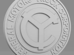 yellow coach logo 3D Model