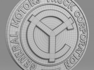 yellow coach logo 3D Model