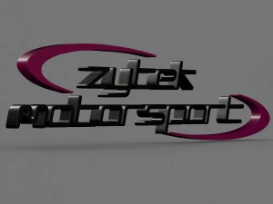 자이텍 로고 3D 모델